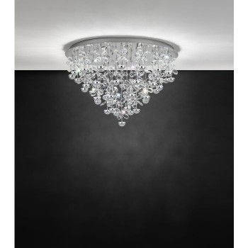 Plafoniera cristal PIANOPOLI 39246 EGLO, LED 43X1.8W 9245lm 3000K, crom - 1