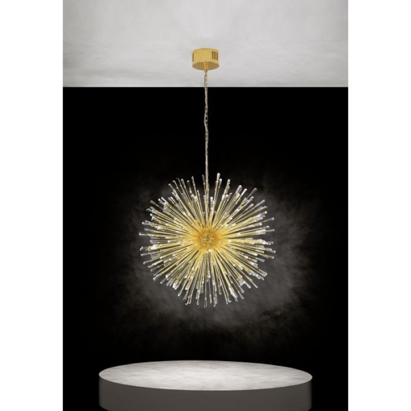 Lustra cristal VIVALDO 1 39256 EGLO, G4 32X1.2W 3200lm 3000K, gold - 1