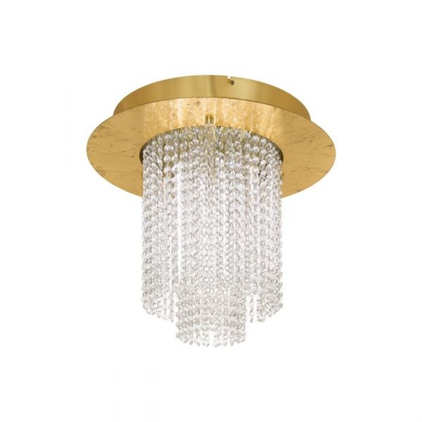 Plafoniera cristal VILALONES 39398 EGLO, LED 10X4.3W 5500lm 3000K, gold - 1