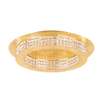 Plafoniera cristal PRINCIPE 39406 EGLO, LED 14X3,15W 5320lm 3000K, gold - 1