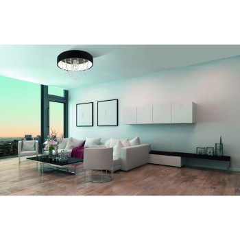 Plafoniera glamour cu telecomanda BERLONA 39762 EGLO, LED 34W 6X5.4W 7060lm 3000K, negru - 1