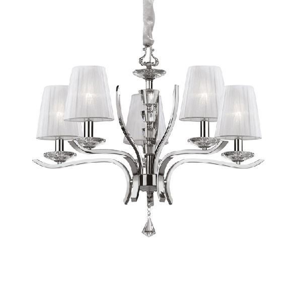 Candelabru PEGASO SP5 066448 IDEAL LUX, crom - 1