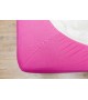 Cearceaf elastic bumbac 100%, 180x200cm, roz