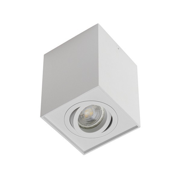 Spot aplicat orientabil XBRIX, L9, GU10 1x50W, alb - 1