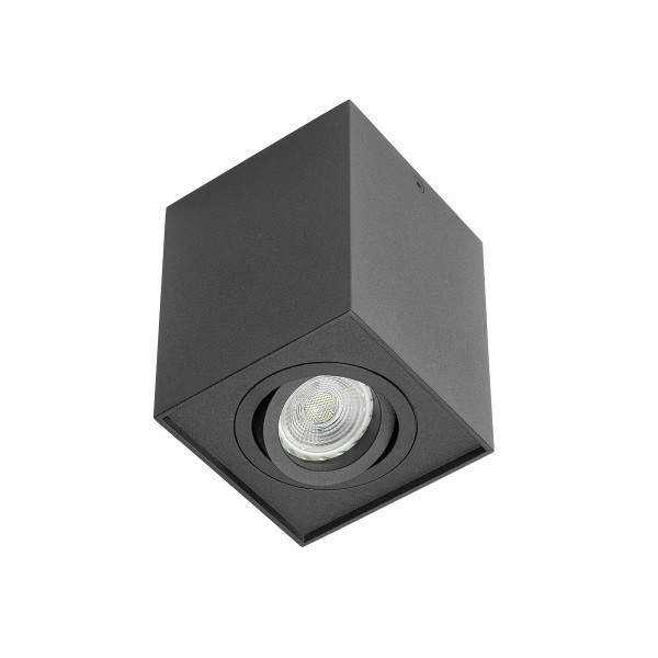 Spot aplicat orientabil XBRIX, L9, GU10 1x50W, negru - 1