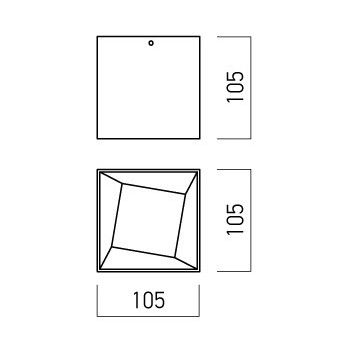 Spot aplicat XVOSS, L10, LED SMD 10W, 675lm, 3000k, alb - 1