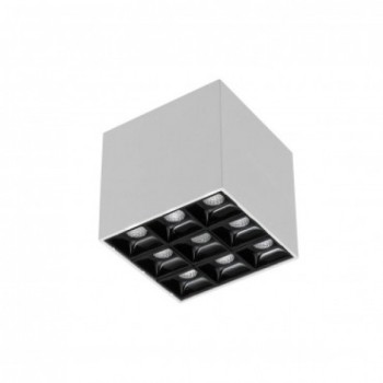 Spot aplicat XCUBIK SURFACE, L9, LED SMD 11W, 1320lm, 3000k, alb - 1