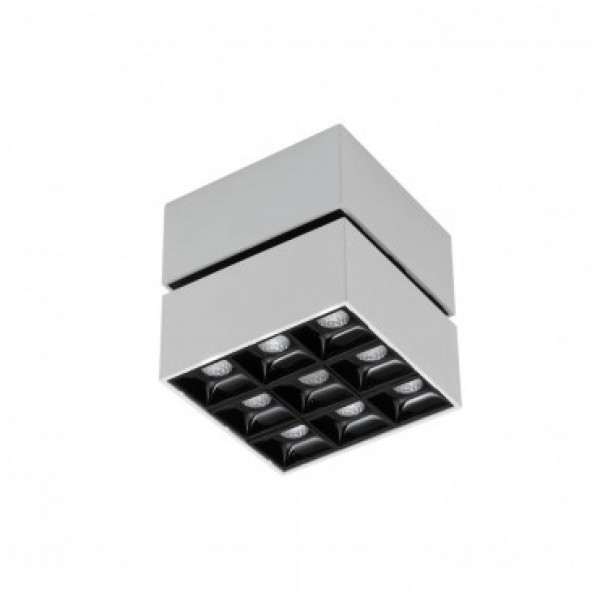 Spot aplicat mobil XCUBIK SURFACE, L9, LED SMD 11W, 1320lm, 3000k, alb - 1