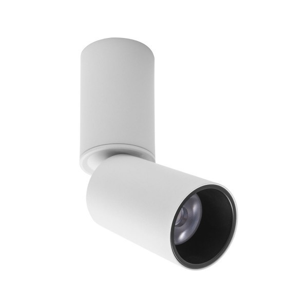 Spot orientabil aplicat XPIPE PE03, LED COB 8W, 890lm, 3000k, alb - 1