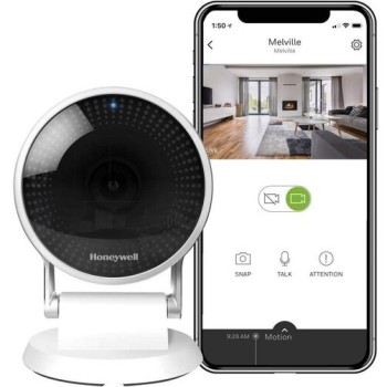 Camera Supraveghere IP Wireless pentru Interior - HONEYWELL LYRIC C2, Full HD 1080p, IR, Night Vision, alb - 1