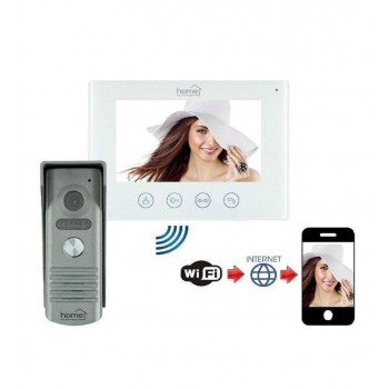 Video-Interfon Smart Wireless cu Monitor LCD 7” - Home DPU WIFI SET, cu functie deschidere ușă/yală - 1