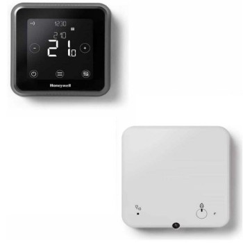 Termostat Smart - HONEYWELL LYRIC T6 WiFi, conexiune cu fir, negru - 1