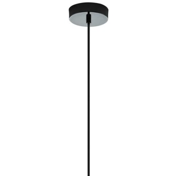 Pendul OKINZURI 98688 EGLO, D45, E27 60W, otel-nichel negru - 1