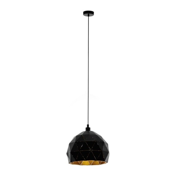 Pendul ROCCAFORTE 97845 EGLO, D30, E27 60W, otel-negru - 1