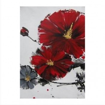 Tablou pictat manual Cherry Blossom A, dimensiunea 70x50cm - 3