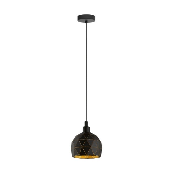 Pendul ROCCAFORTE 33345 EGLO, D17, E14 40W, otel-negru - 1