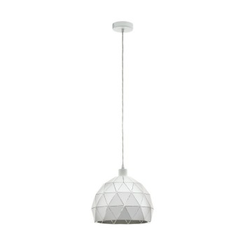 Pendul ROCCAFORTE 97854 EGLO, D30, E27 60W, otel-alb - 1
