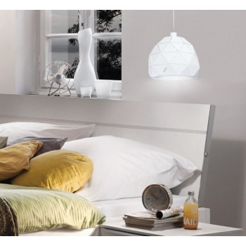 Pendul ROCCAFORTE 97854 EGLO, D30, E27 60W, otel-alb - 1