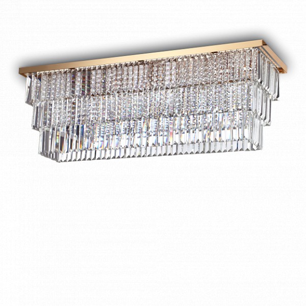 Plafoniera MARTINEZ PL8 213569 Ideal Lux, auriu - 1