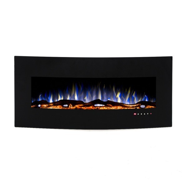Semineu electric de perete ArtFlame ARCHY, 1222 x 550 x 157 mm, negru, cu telecomanda - 2