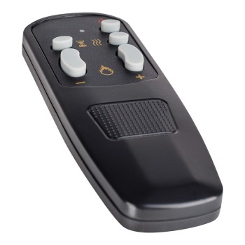 Semineu electric incorporabil ArtFlame ALADIN, 660 x 420 x 135 mm, negru, cu telecomanda - 1