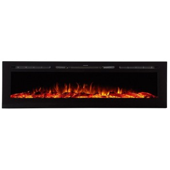 Semineu electric incorporabil ArtFlame FIJI, 2540 x 544 x 140 mm, negru, cu telecomanda - 1