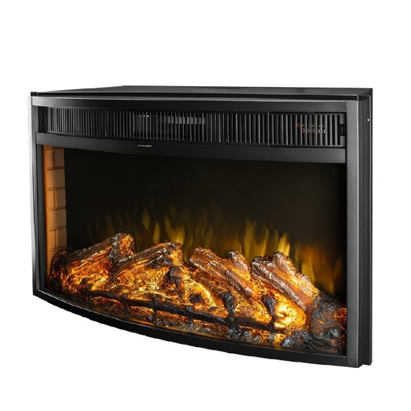 Semineu electric incorporabil ArtFlame ELBRUS, 495x868.2x310 mm, 1950W, Efect trosnet lemne, 5 niveluri intensitate flăcări