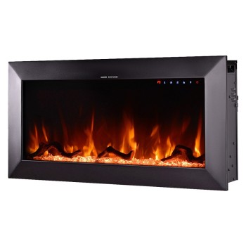 Semineu electric incorporabil ArtFlame RACY 36, 454x914x185mm, 1500W, 30 combinații culori, cu telecomanda