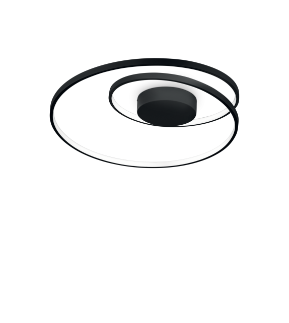 Plafoniera OZ PL 269412 Ideal Lux, D60, LED 49W 5000lm 3000K, negru - 1