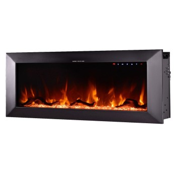 Semineu electric incorporabil ArtFlame RACY 50", 1270 x 455 x 180 mm, negru, cu telecomanda - 1