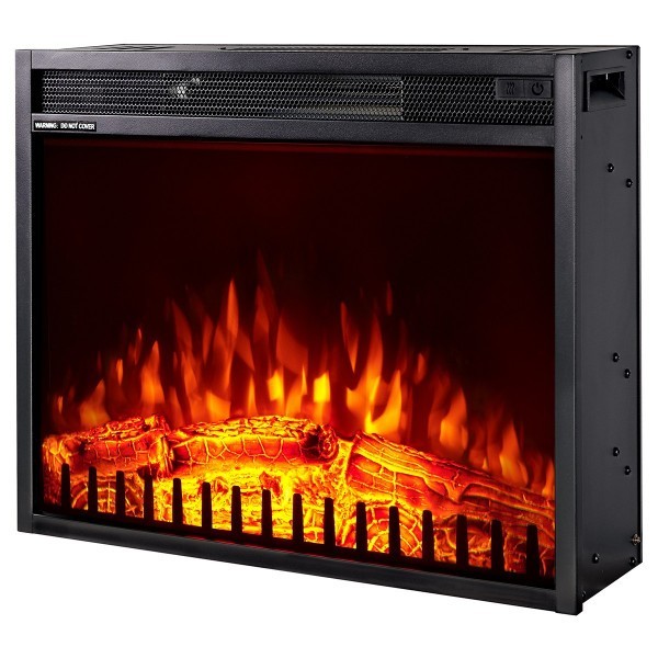 Semineu electric incorporabil ArtFlame VIENNA 23", 585 x 475 x 180 mm, negru, cu telecomanda - 1