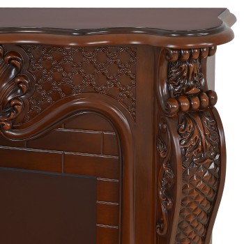 Semineu electric premium PERLA MINI, 1200 x 1020 x 330 mm, maro nuc - 1