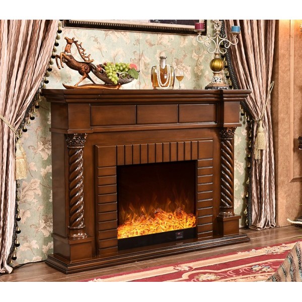 Semineu electric premium FRANKFURT, 1500 x 1160 x 330 mm, maro nuc - 1