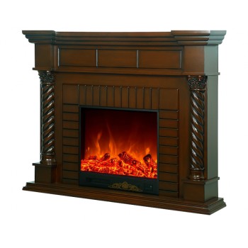 Semineu electric premium FRANKFURT, 1500 x 1160 x 330 mm, maro nuc - 1