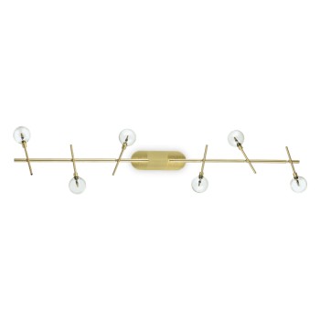 Plafoniera MARACAS PL6 200361 Ideal Lux, auriu satinat - 1