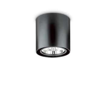 Spot rotund MOOD PL1 243450 Ideal Lux, D15, GU10, 1x50W,  negru - 1