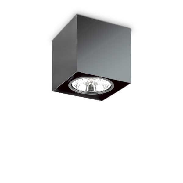 Spot patrat MOOD PL1 243931 Ideal Lux, L15, GU10, 1x50W,  negru - 1