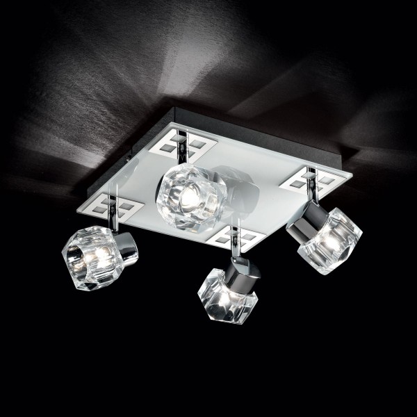 Plafoniera NOSTALGIA PL4 077963 Ideal Lux, crom - 1