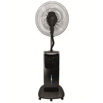 Ventilator de podea cu umidificator Home SFM 42/BK, 3 trepte de ventilatie, 90W, cu telecomanda, negru - 1