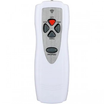 Ventilator cu picior Home SFR 40 3D, 3 trepte de ventilatie, 60W, cu telecomanda, alb - 1