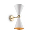 Aplica de perete Vesper MAYTONI, E14, 2x40W, alb-gold-MOD108WL-02WG
