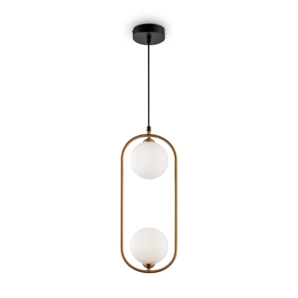 Pendul Ring MAYTONI,  G9, 2x25W, alama-MOD013PL-02BS - 1