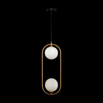 Pendul Ring MAYTONI,  G9, 2x25W, alama-MOD013PL-02BS - 1