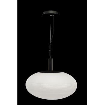 Pendul Perlas MAYTONI, D43, E27, 1x60W, negru-alb, P062PL-01W - 1