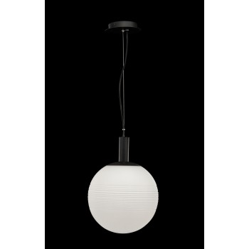 Pendul Perlas MAYTONI, D28, E27, 1x60W, negru-alb, P061PL-01W - 1