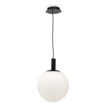 Pendul Perlas MAYTONI, D28, E27, 1x60W, negru-alb, P061PL-01W - 1