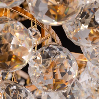 Lustra cu cristale Karolina MAYTONI, D41, E14, 6x40W, gold-DIA120-06-G - 1