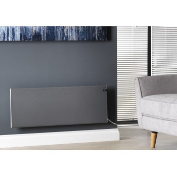 Convector electric ADAX NEO BASIC NP 14 KDT, 1400W, Incalzitor Eficient Energetic, Termostat Digital, 5 Ani Garantie, Argintiu -