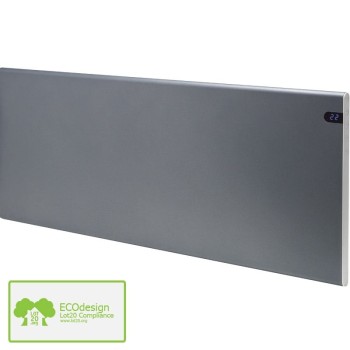 Convector electric ADAX NEO BASIC NP 14 KDT, 1400W, Incalzitor Eficient Energetic, Termostat Digital, 5 Ani Garantie, Argintiu -