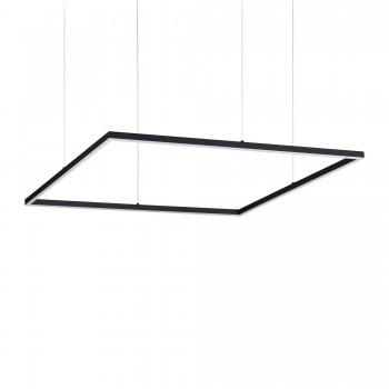 Lustra ORACLE SLIM d90 square 259208 Ideal Lux, LED 51W, negru - 1